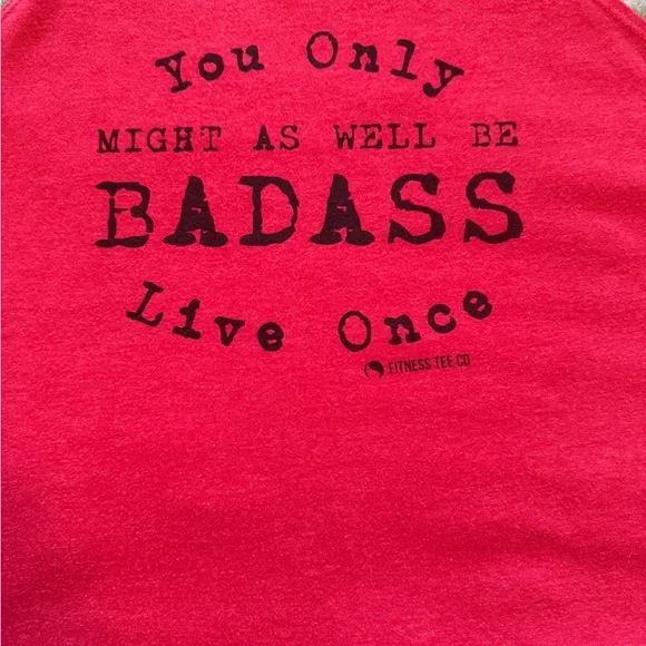 Fitness Tee Co. Red Workout Tank Top - XXL - Picture 3 of 4